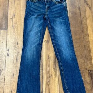 Silver Jeans Kids Dark Blue Denim Pants 26x26.5